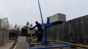Как сделать подъемный мини кран своими руками. Часть 2. Испытание крана