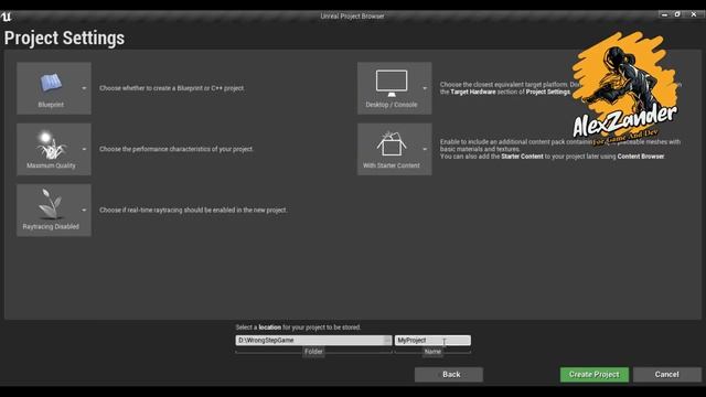 UE4 How to Create, Start, Open Your First New Project & Launch Unreal Editor