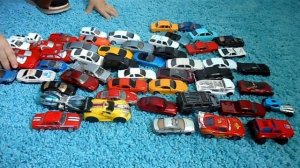 Детские машинки в пробке. Пробка.