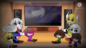 Undertale reacts to Ink vs Error