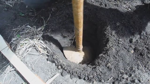 Бур ручной земляной самодельный. Бурение ям под столбы забора смотреть онлайн