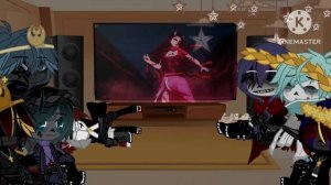 Sans Aus React To nezuko vs daki // Demon slayer// my au // with a little surprise//Mid_Night_Shado