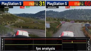 WRC Generations - PS4 / PS4 Pro / PS5 - Graphics & FPS & Power Comparison