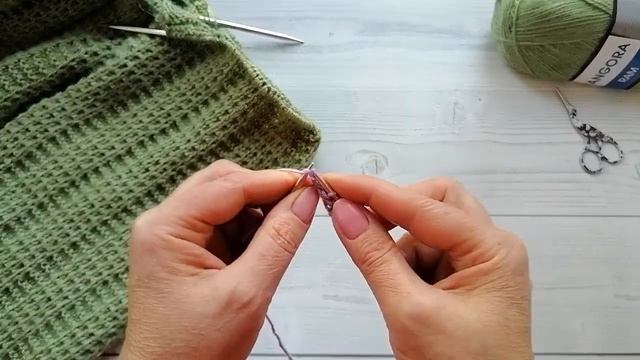 Новый шикарный узор спицами для кардигана