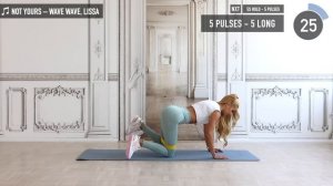 12 MIN SIDE BOOTY - Gluteus Medius Activation, Hourglass, shape your upper side butt I Pamela Reif