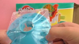 Набор для лепки Play-Doh сумасшедшие прически распаковка