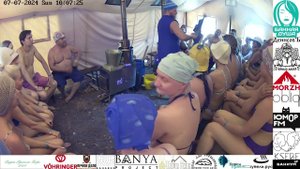 Никита Витко: Мастер-класс по работе веером, Коллективная баня