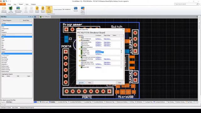 Altium CircuitMaker Tutorial - Create Gerber Files for OSHPark смотреть онлайн