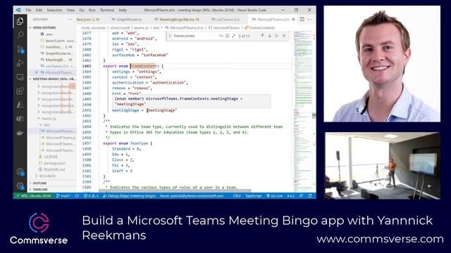 Build a Microsoft Teams Meeting Bingo app by Yannick Reekmans смотреть онлайн