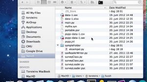 How to open a folder in the Terminal, Mac OS X