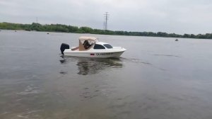 Тент ходовой на лодку "Aqualine-150"