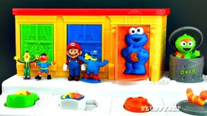 Sesame Street Pop-Up Pals Surprise Eggs Baby Toys | Learn Colors with Ernie Elmo Cookie Monster