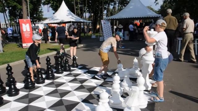 Федерация шахмат Москвы представила свою программу в Лужниках на фестивале спорта