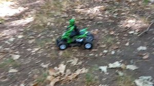 Тест драйв квадроцикла  Dickie Toys на радиоуправлении