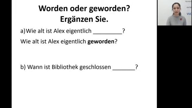 Немецкий язык. Пассивный залог в немецком языке: образование, употребление смотреть онлайн