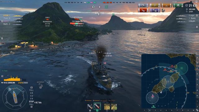 Swing Your Weight Around South Carolina World of Warships смотреть онлайн