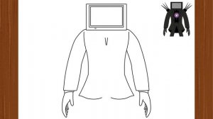 How To Draw TITAN TV MAN I SKIBIDI TOILET