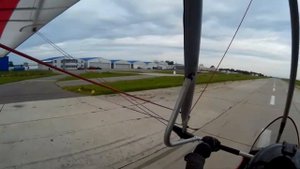 Полеты на дельталете. Конвейер. Уход на второй круг. Go around landing. Ultralight