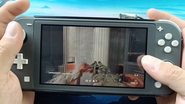 Играем в Wolfenstein II: The New Colossus на Nintendo Switch Lite