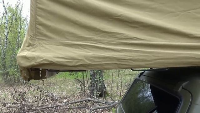 АП-1. Автомобильная палатка времен СССР на крышу автомобиля НИВА. Самодельный рундук в багажник. смотреть онлайн