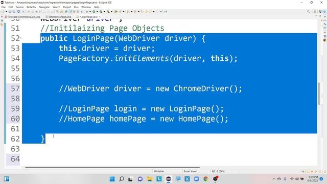 Why do we Need Constructor in Selenium Page Object Model Framework || Constructor in Selenium