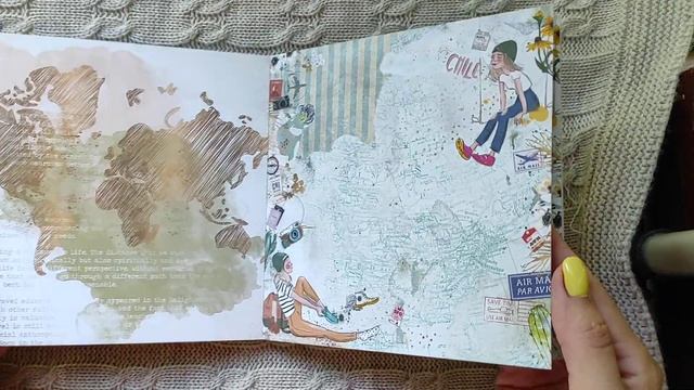 Обзор бумаги от ZoJu design "Beautiful Journey" смотреть онлайн