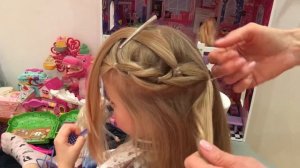 Прически для девочек | ?♀️  Прическа "Веночек"