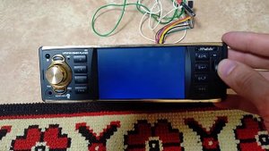 Китайская магнитола 4019b после прошивки.