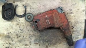 Hilti TE76 te76P hammer disassemble and problem find blinking service light