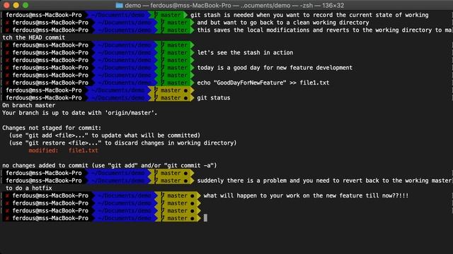 Git Stash смотреть онлайн