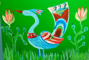 Как нарисовать сказку о павлине