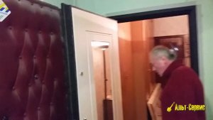 Видео отзыв на установку стальной двери Лекс "4АЗ (беленый дуб)" от компании "Альт-Сервис"