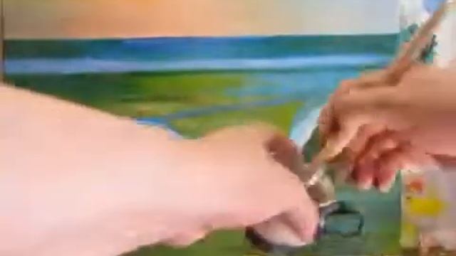ПИШЕМ МАСЛОМ/Как рисовать море маслом