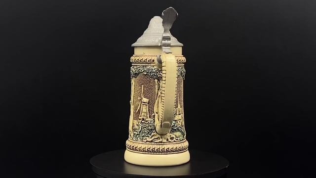 Антикварная пивная кружка Германия 1900 года Мануфактура Адольфа Дизингера Каталог № 546 смотреть онлайн