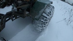 Каракат по снегу Всех с наступающим новым годом !!!