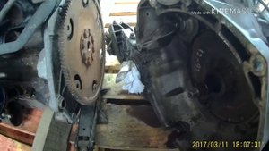 Сааб 9.3 Замена комплекта ГРМ с разборкой двс в домашних условиях.  Часть 1