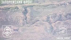 Работа артиллерии и спецназа ВС РФ по уничтожению техники и личного состава ВСУ на Запорожском напр.