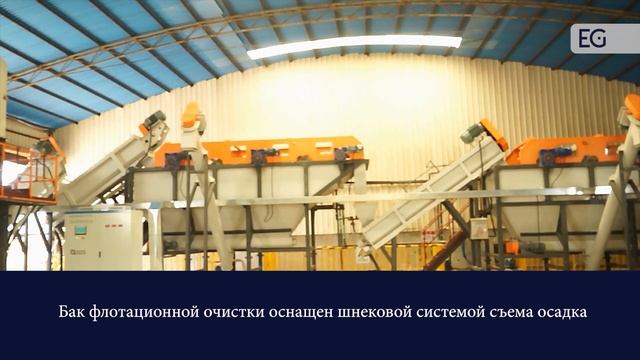 Линия для измельчения, чистки и пакетирования пластиковых отходов полипропилена и полиэтилена BXC смотреть онлайн