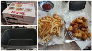 Фритюрница Tefal Minifryer FF220015 обзор, распаковка, первый запуск.Готовлю картошку фри и нагетсы.