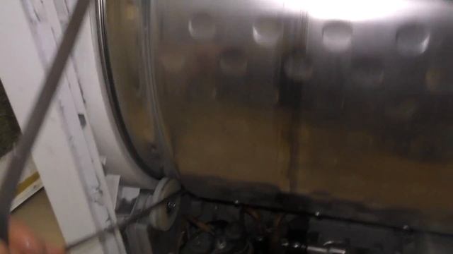 Как поменять ремень на сушильной машине без разборки и снятия двигателя смотреть онлайн