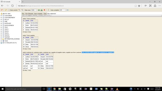 Group 7, Section 2: H2 Database Demo смотреть онлайн