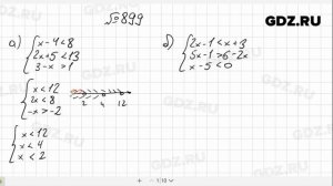 № 899- Алгебра 8 класс Макарычев