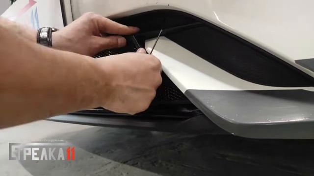 Защита радиатора KIA K5 c 2019г.в. (Черный) - strelka11.ru смотреть онлайн