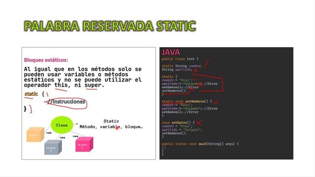 Palabra Clave Static en Java смотреть онлайн