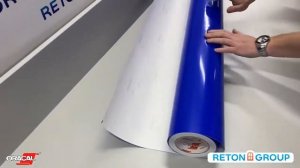 Виниловая плёнка глянцевая Oracal 641 (оракал) синяя: 086  / рекламная пленка для плоттера