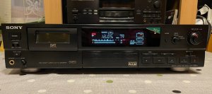 Цифровая аудиокассета SONY DTC-59ES DAT Player Recorder Deck-ЯПОНИЯ-1992-год