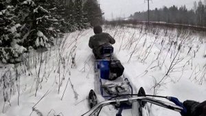 Мотобуксировщик толкач Альбатрос-XL9 Pro