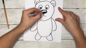 Как нарисовать Мишку просто|Рисование для детей