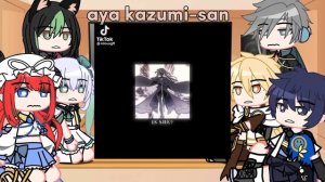 sumeru character react to raiden ei || SPOILER! || Angst and a little bit of kazuscara (?)