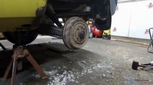 Замена задний ступицы Renault Kangoo 1